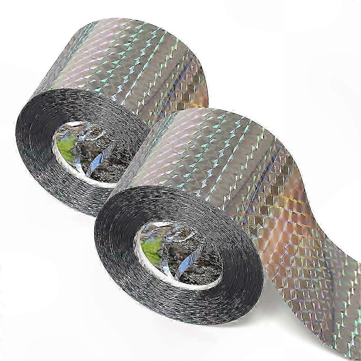Reflective Bird Deterrent Tape, 200m Double-Sided Flashing Outdoor Repellent Solution