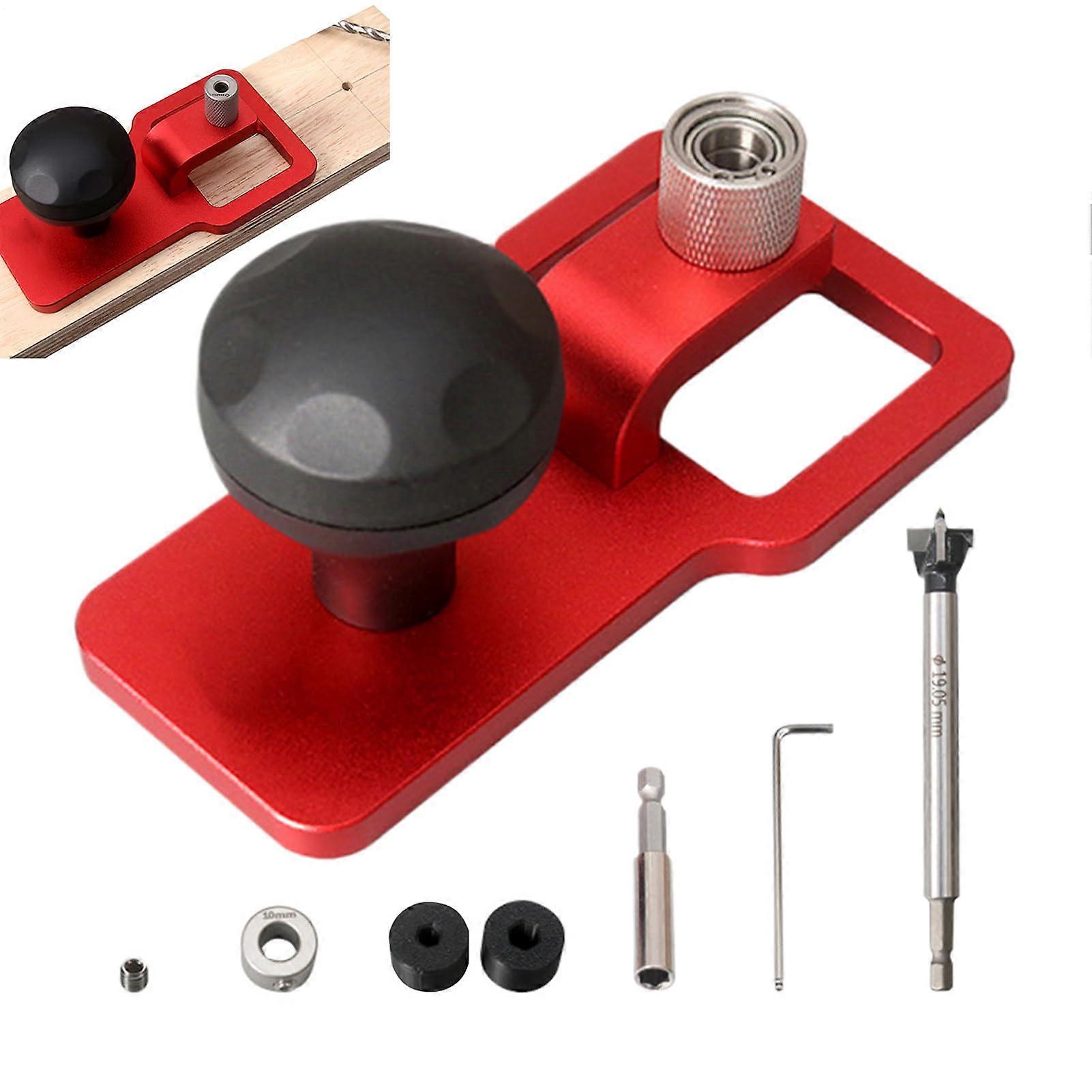 Precision Drill Guide for Straight Holes | Vertical Alignment Tool for Woodworking Projects, 19mm Compatible