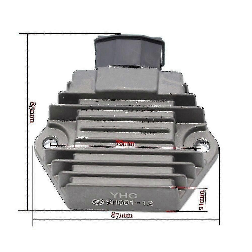 Twowinds - Regulador de Corriente Moto SH633-12 Compatible con Honda CBR 250 400 600 900 1100