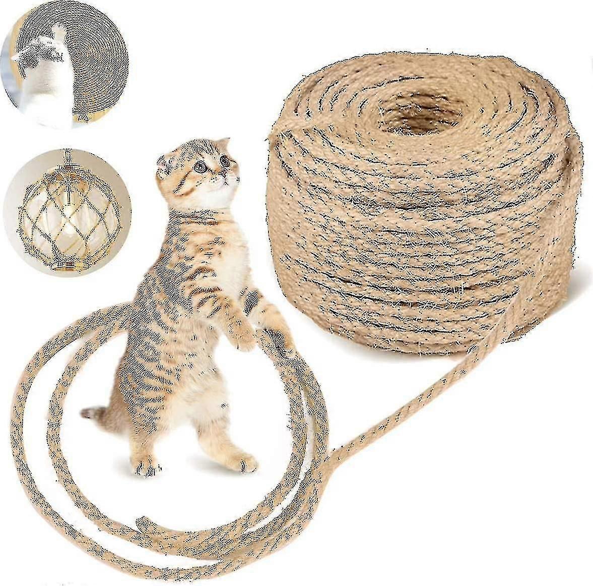 Natural Sisal Rope For Cat Scratch Pillar Repair And Replacement,cat T