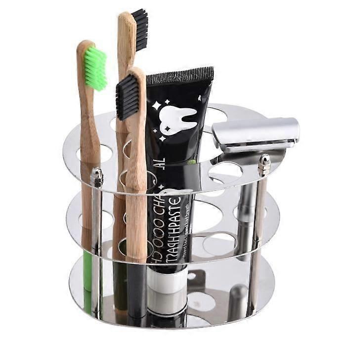 Toothbrush Holder Stainless Steel Toothpaste Holder Toothpaste Holder Multifunction Set