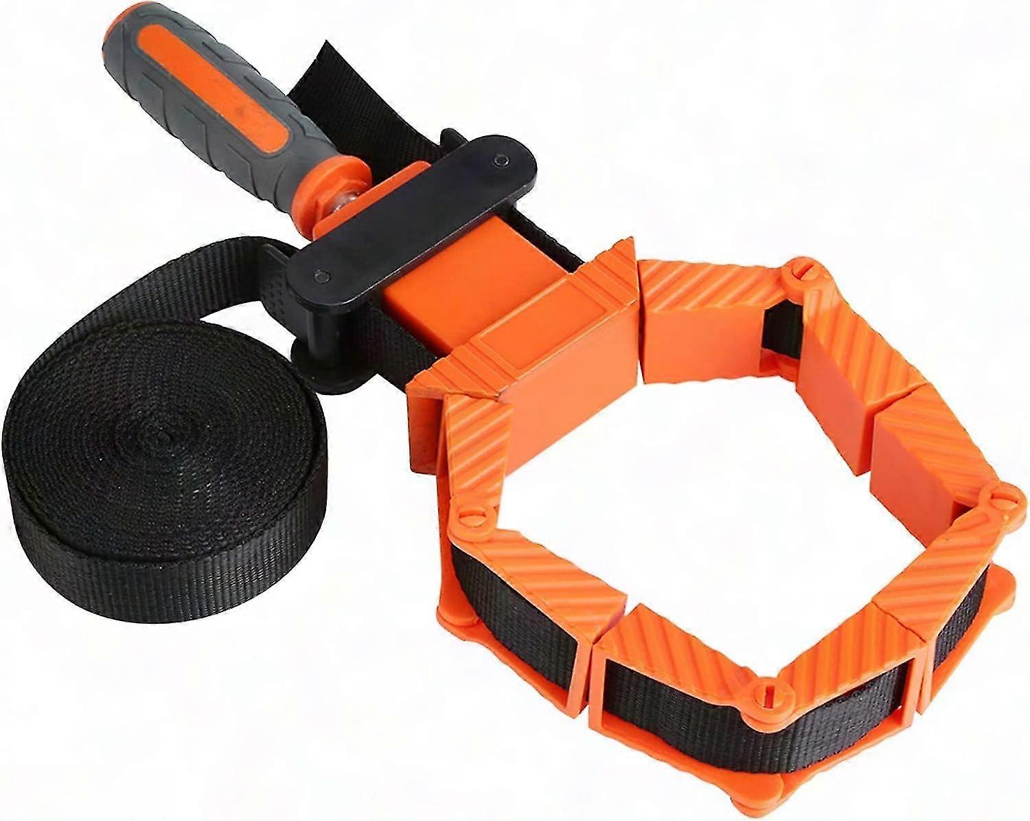 Frame Clamp, 4m Plastic & Nylon Strap Corner Clamp for Polygonal Objects Framing Tool