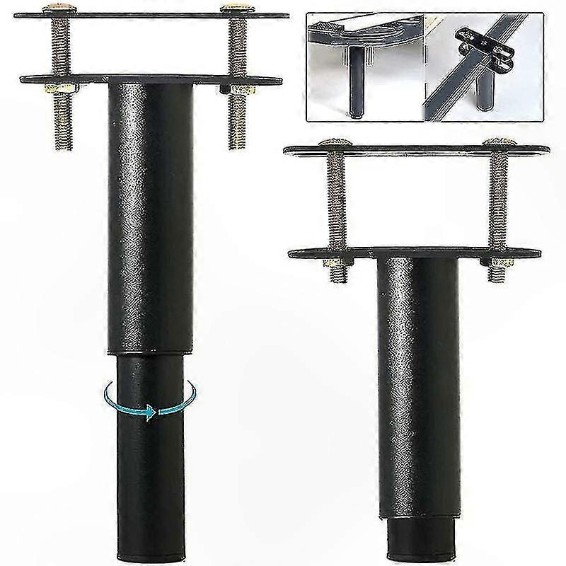 2-Pack Adjustable Bed Frame Center Support Leg, Heavy-Duty Slat for Stability