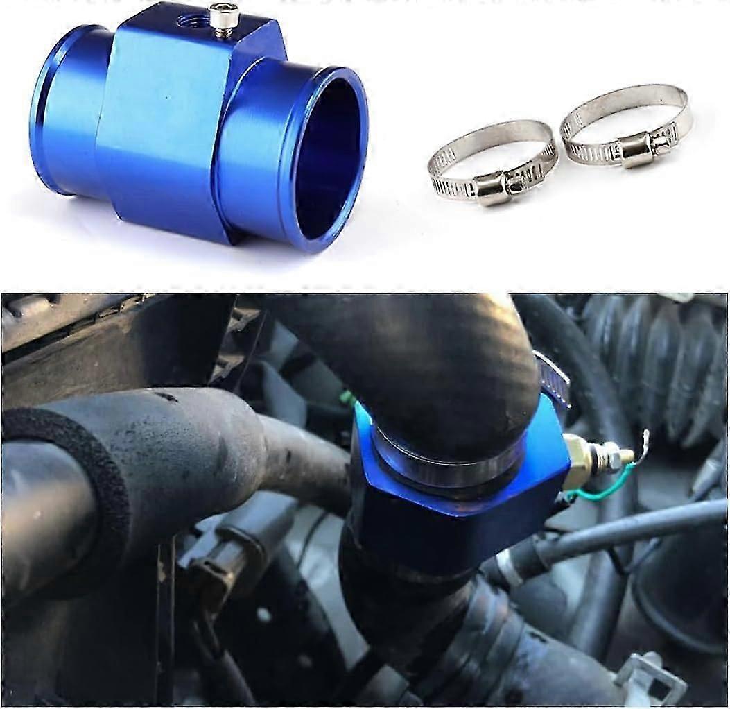 Universal Aluminum Water Temp Sensor Adapter Pipe for Car Radiator