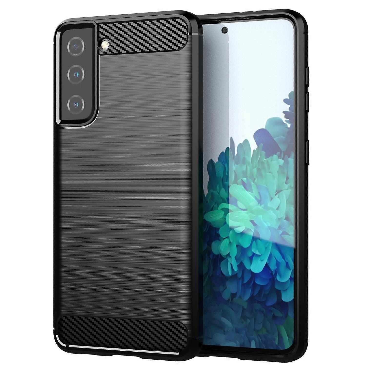 TPU Protective Case Samsung Galaxy S21 PLUS Case - Carbon Optic