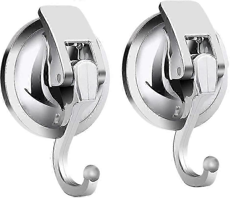 2 Pack Suction Hooks - Vacuum Suction Cup Hooks