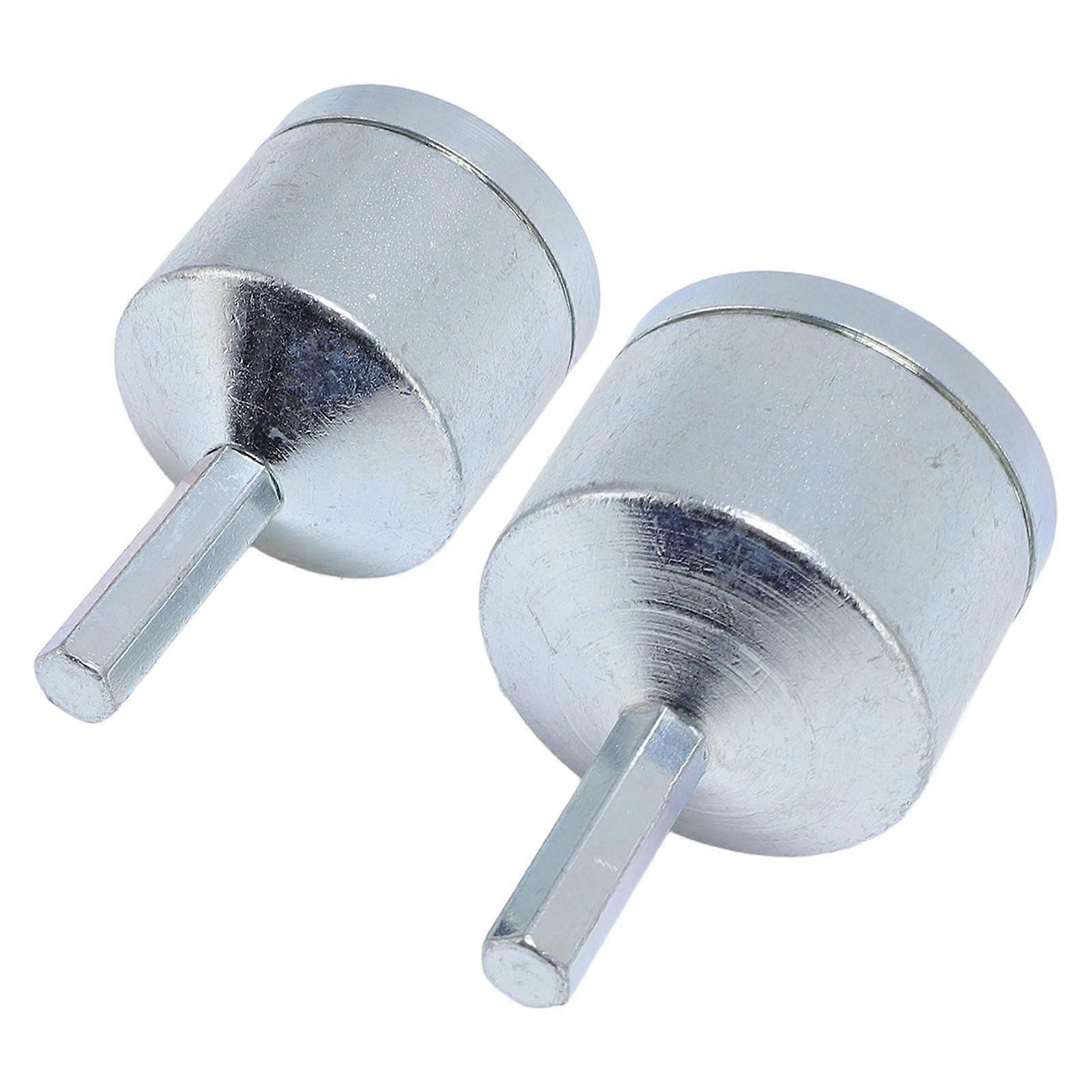 2 Pcs Drill Copper Pipe Cleaner Brushes 1/2 & 3/4 Inch with Replacements