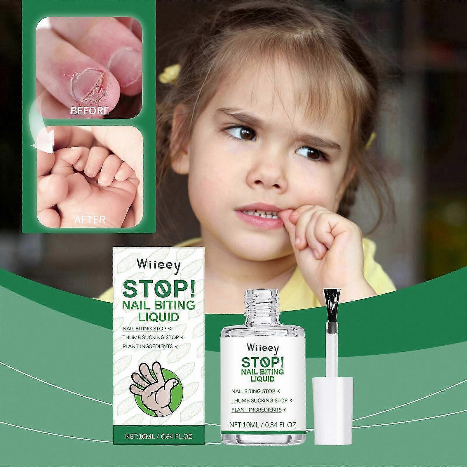 Natural Plant Extract Nail Polish to Prevent Nail Biting Habit Safely