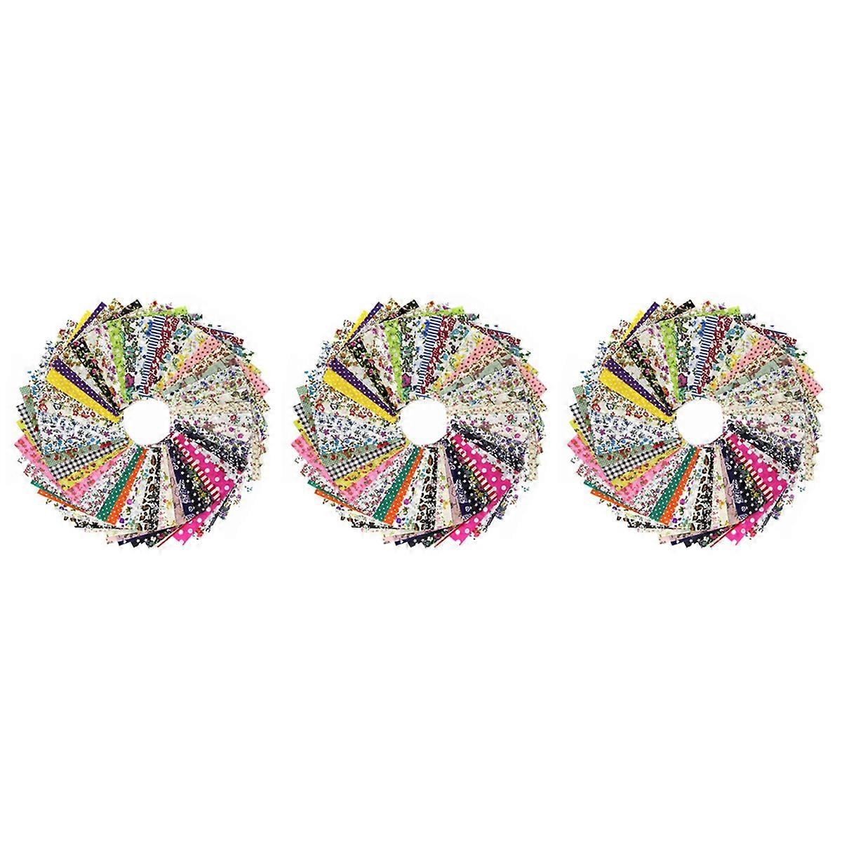 DIY Quilting Patch 180Pcs 10cmx10cm Charm Pack Cotton Fabric Patchwork Bundle Fabrics Cloth Sewing