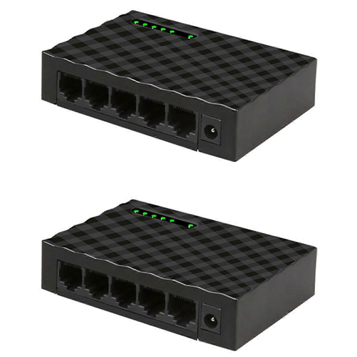 5-Port Network Switch 4-Wire RJ45 Gigabit Ethernet 1000Mbps Splitter Travel Lan Switch Hub for PC De