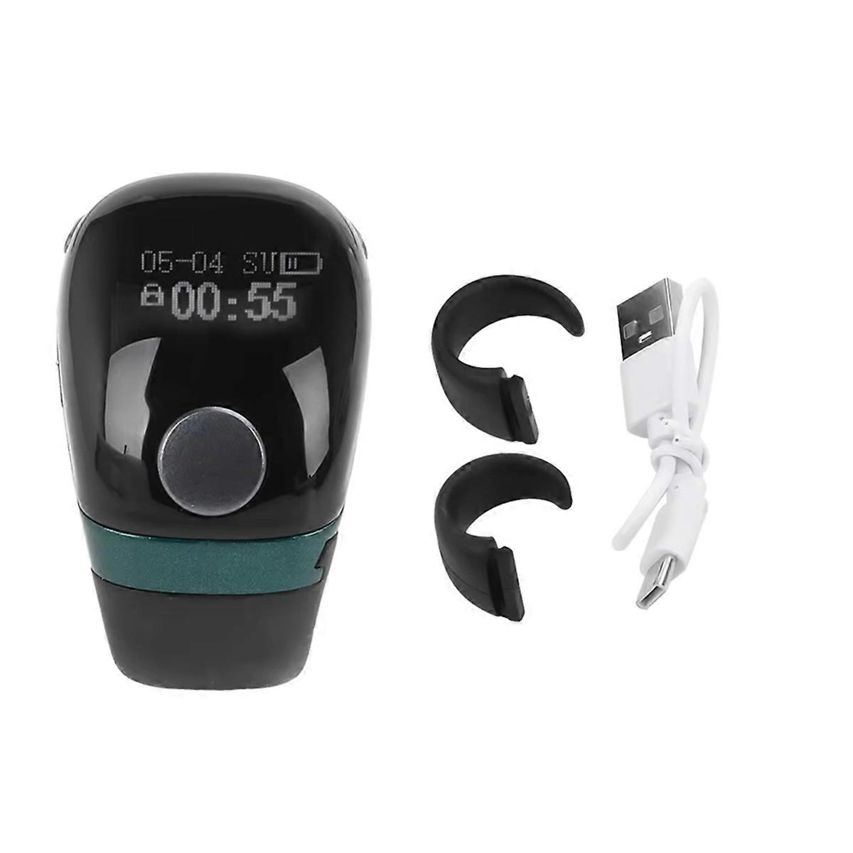 LCD Electronic Digital Tally Counter Smart Ring Point Marker Row Finger Counter Type-C Charging Ring
