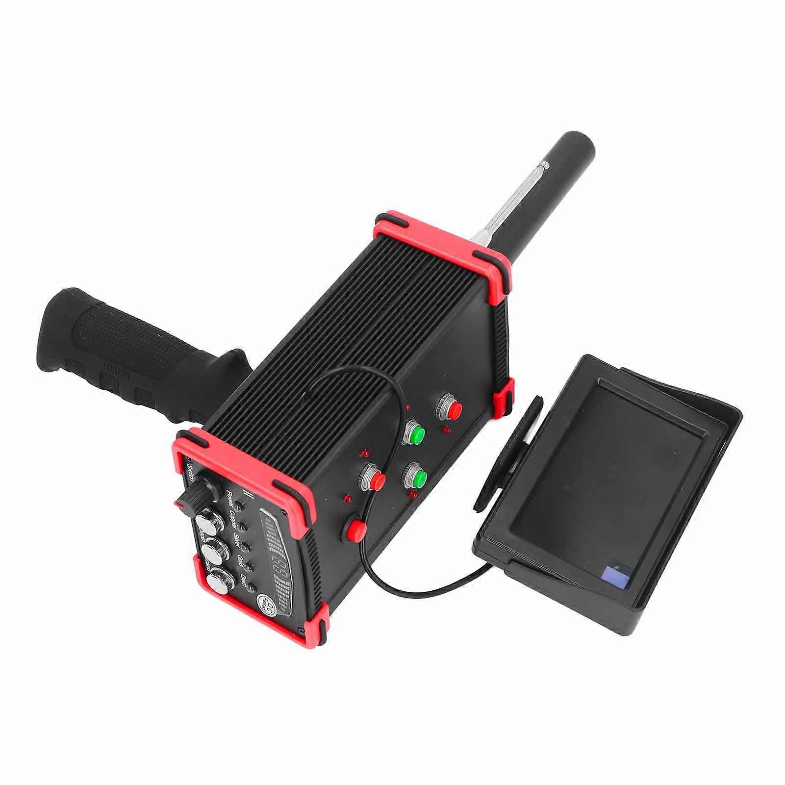 Professional Metal Detector Underground Gold Scanner HD LCD 15m Depth