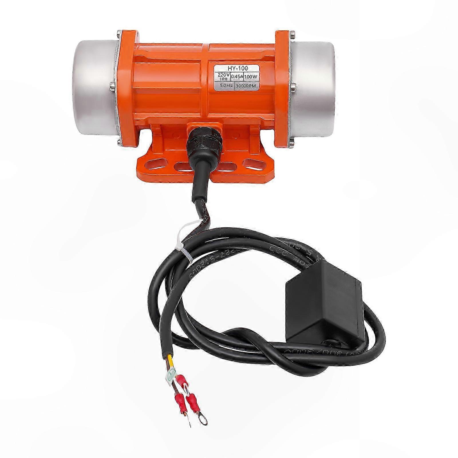 High-Power 100W Electric Vibrator Motor for Concrete, Mining, Metallurgy, Coal, and Power Applications
