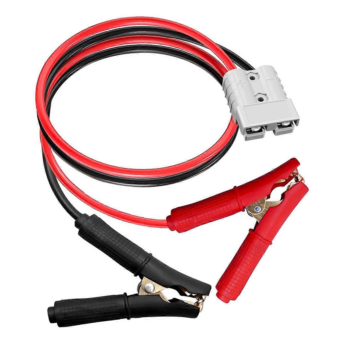 50A for Anderson Connector with 10AWG Battery Alligator Clip,600V Cable Towing Winch Quick Connect Plug,for Car Forklift