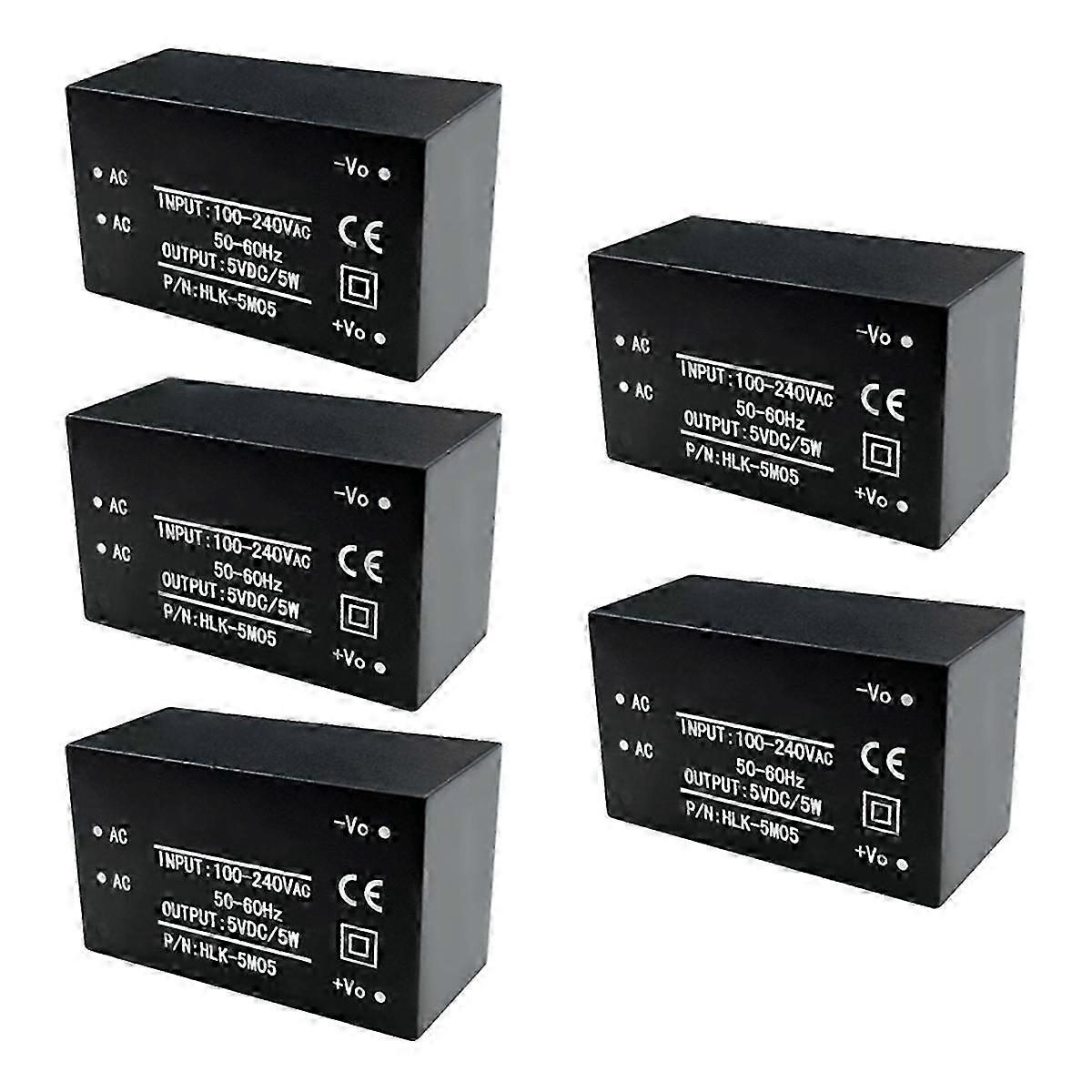 5ks AC-DC napájecí modul AC DC měnič 220V na 5V Inteligentní SZRH A-F