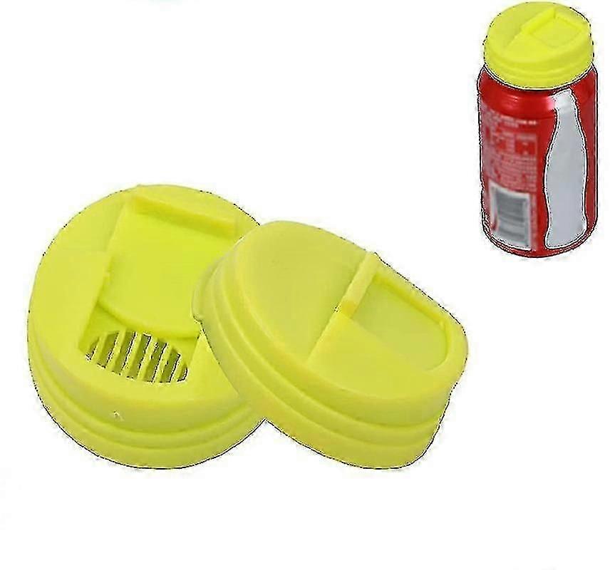 2 Pack Soda Can Lids Drink Can Lids Can Covers Leakproof Cap Press Type Splash Cap