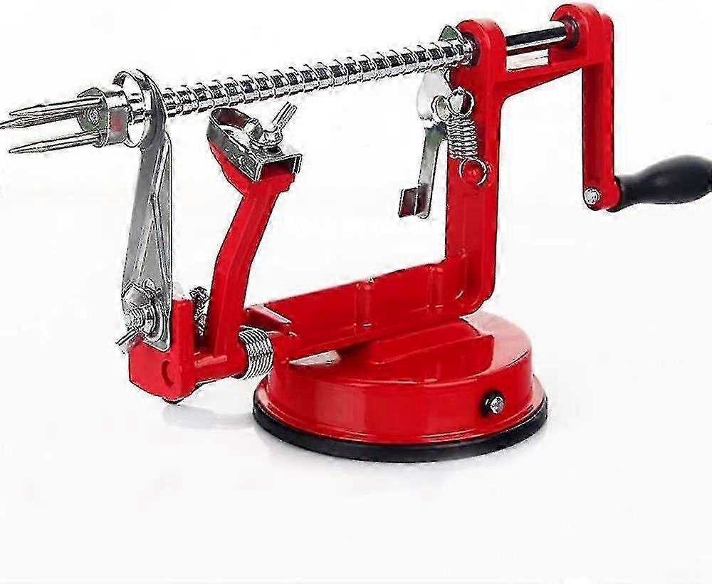 Apfel und Kartoffelschäler Slicer & Corer mit Saugbasis, funktioniert für Äpfel, Kartoffeln, Birnen