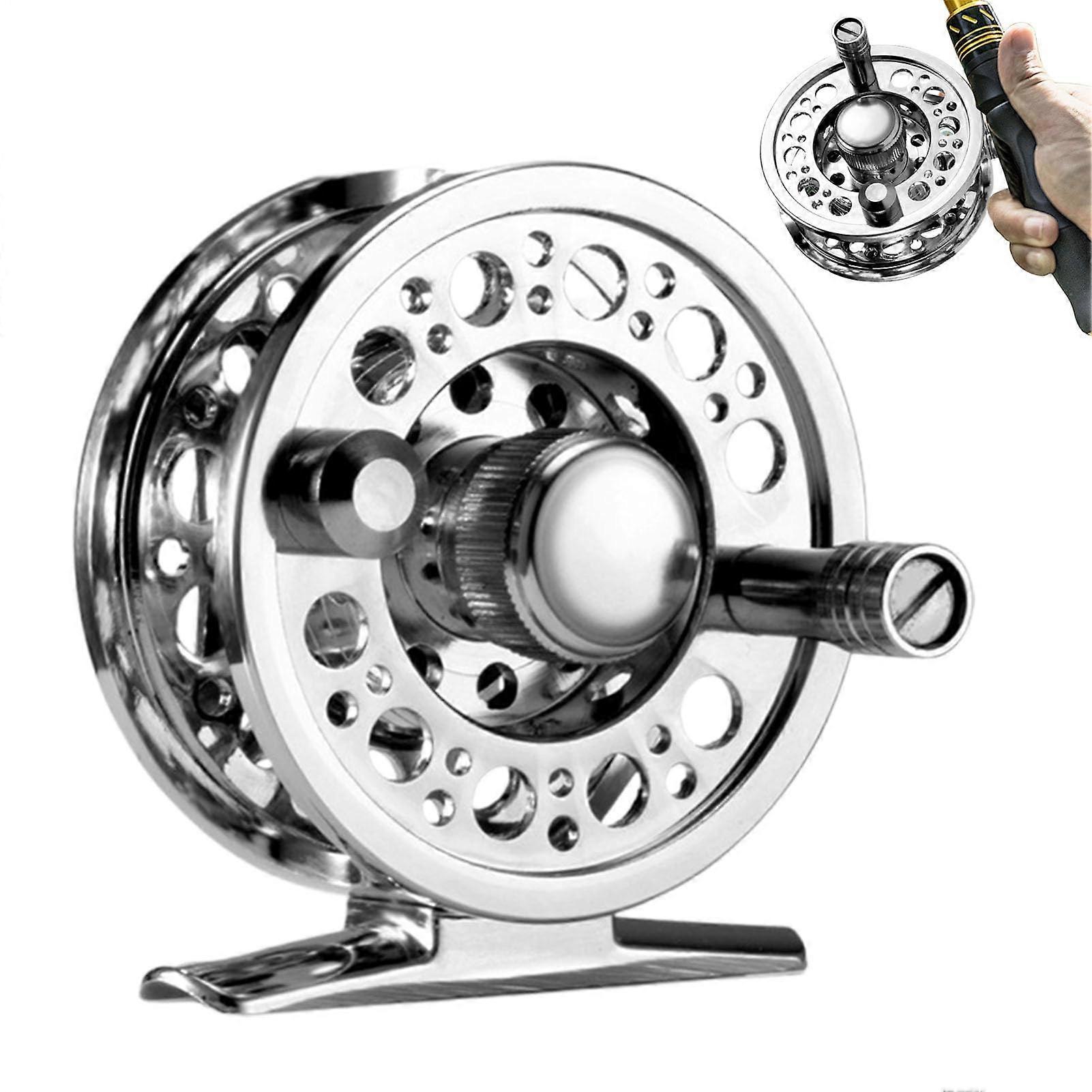 Fly Fishing Reel Freshwater And Saltwater Smooth Trolling Reel Heavy Duty Quick Release For Trout Salmon Pike Predator