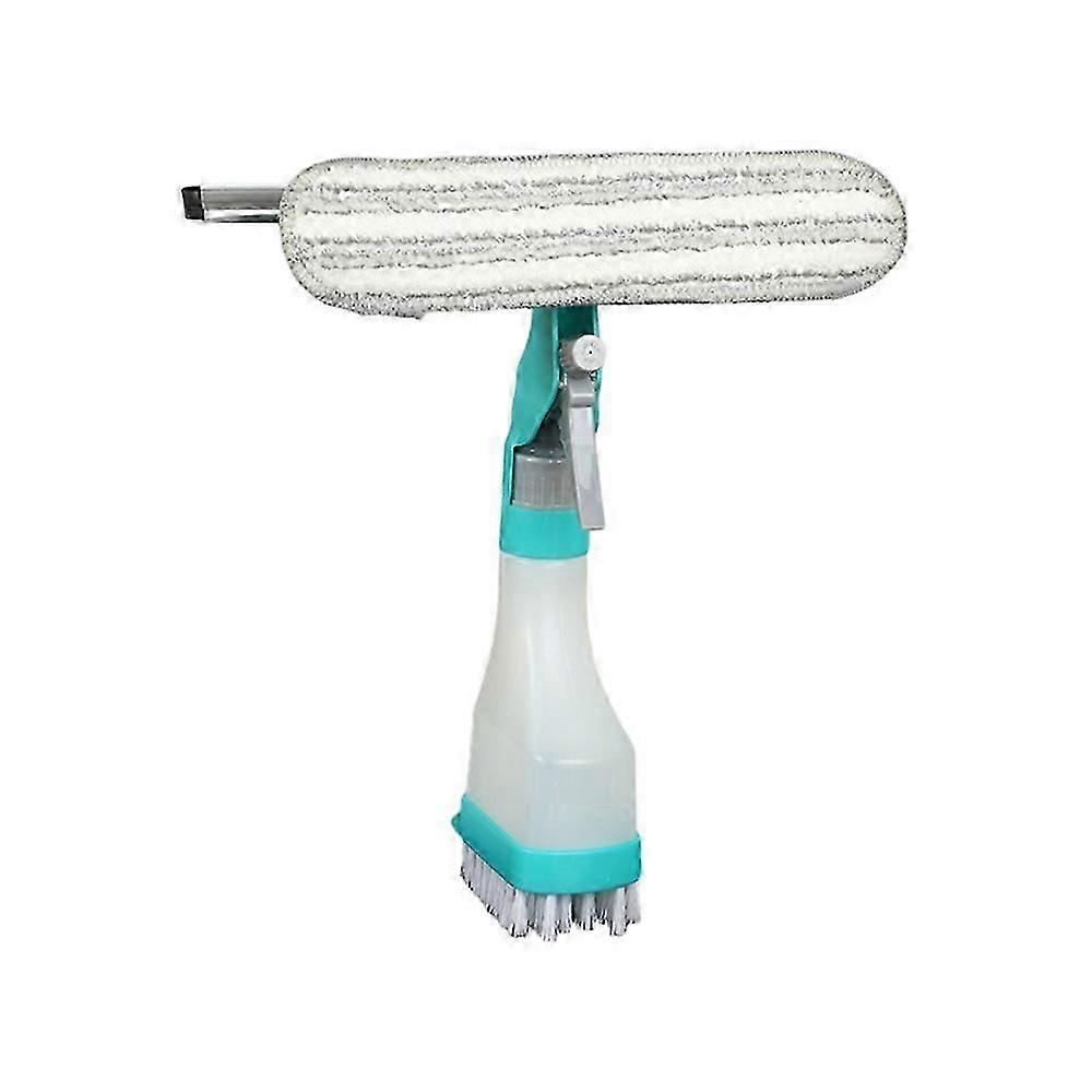 4 in 1 Microfiber Window Squeegee with Water Spray Bottle - Squeegee for Window