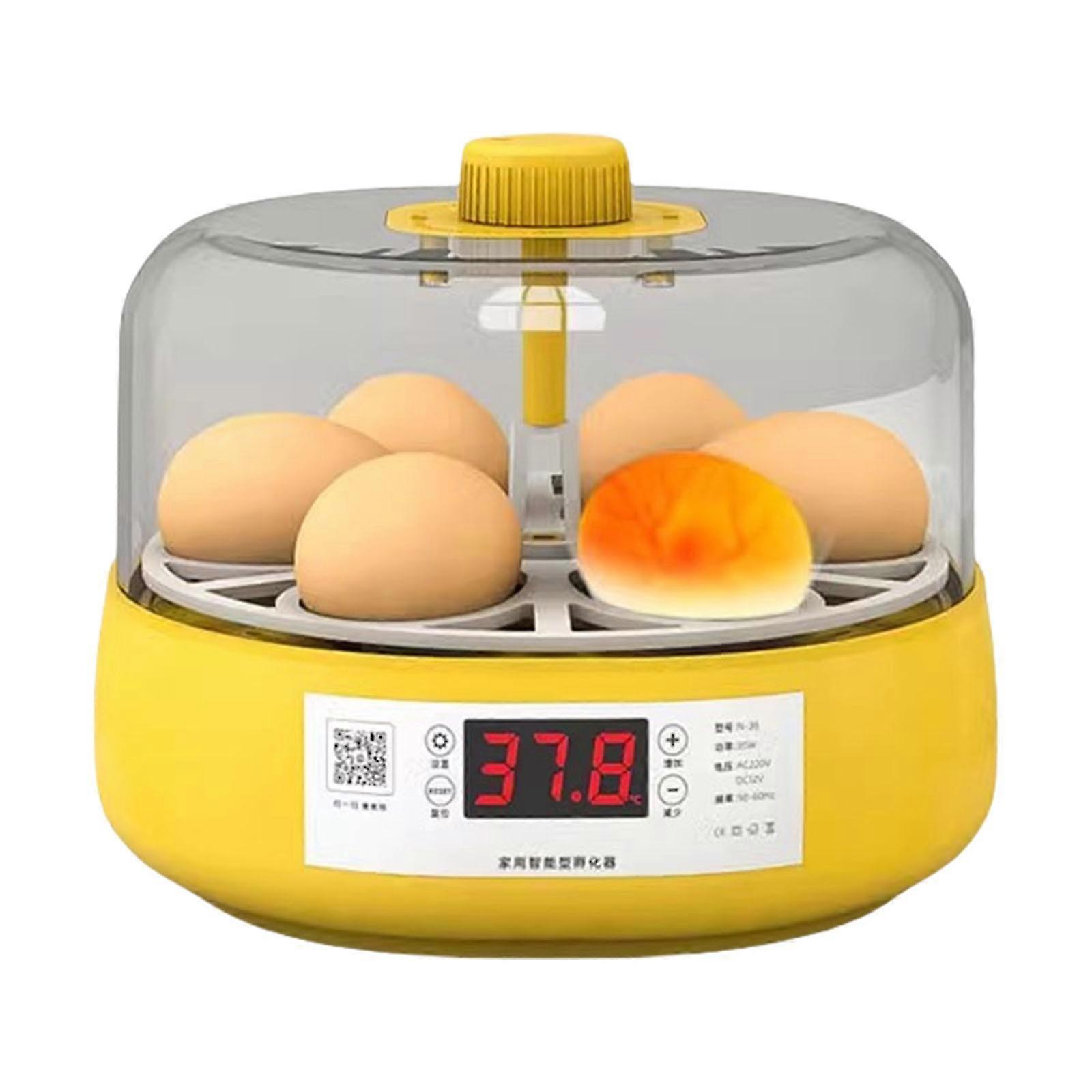 2025 Home Use Incubator for Hatching Eggs Automatic 6 Eggs Hatching Temperature Humidity Control for Chicken Duck Bird Eggs