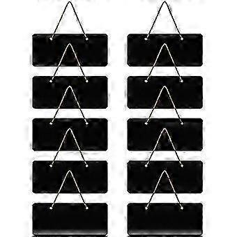 Small Blackboard Reusable 10pcs Mini Chalkboard Mini Chalkboard Signs Hanging