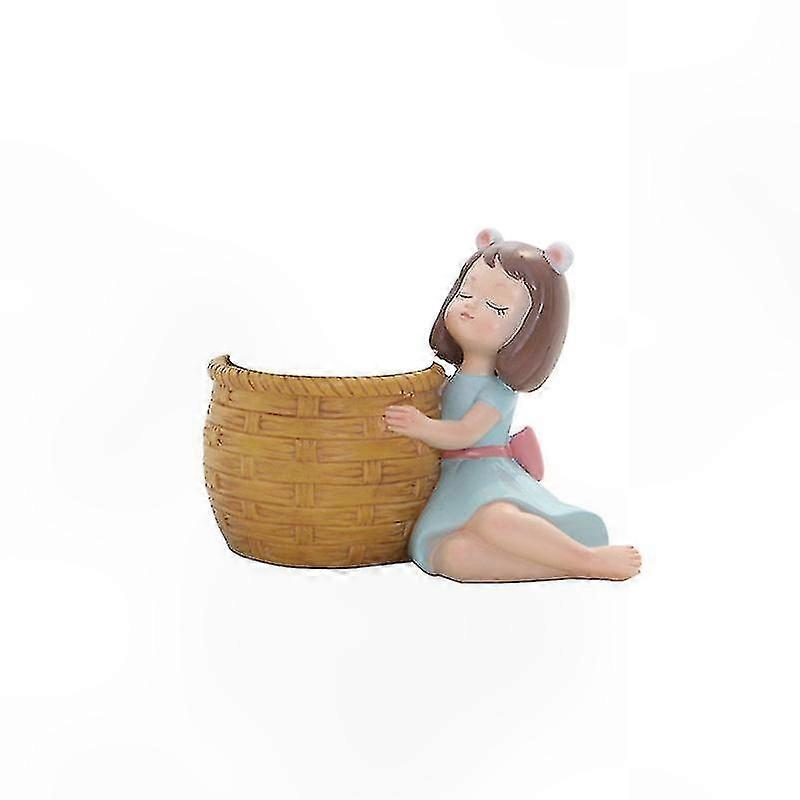 Single Ceramic Flower Pot Decorative Accessory