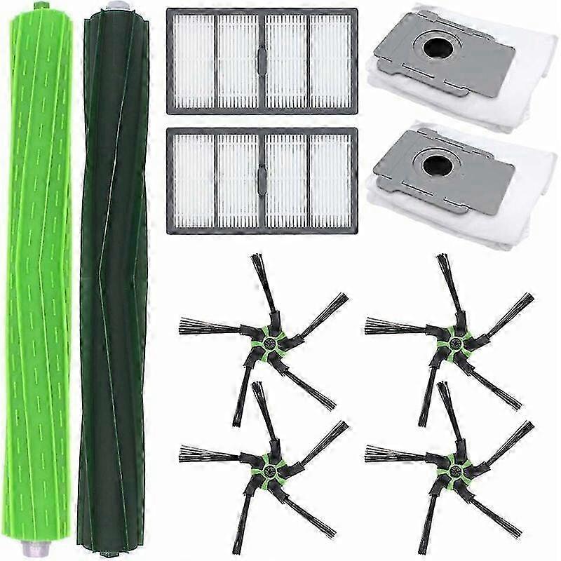 Dust-Free Vacuuming Solution, Replacement Parts for iRobot Roomba s9 (9150), s9+, s9 Plus (9550) Robots - Equipped with Multi-Surface Rubber Brushes,