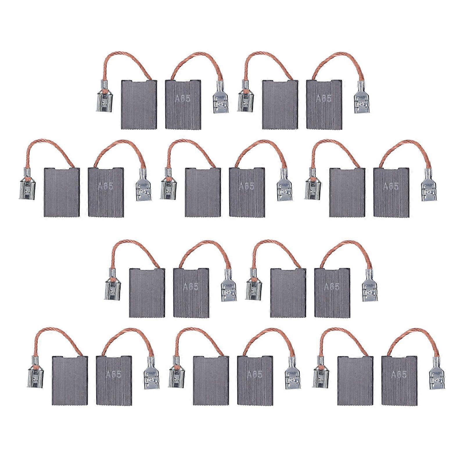 20Pcs Motor Carbon Brushes Angle Grinder Electric Drill Hammer Power Tool Replacement Parts