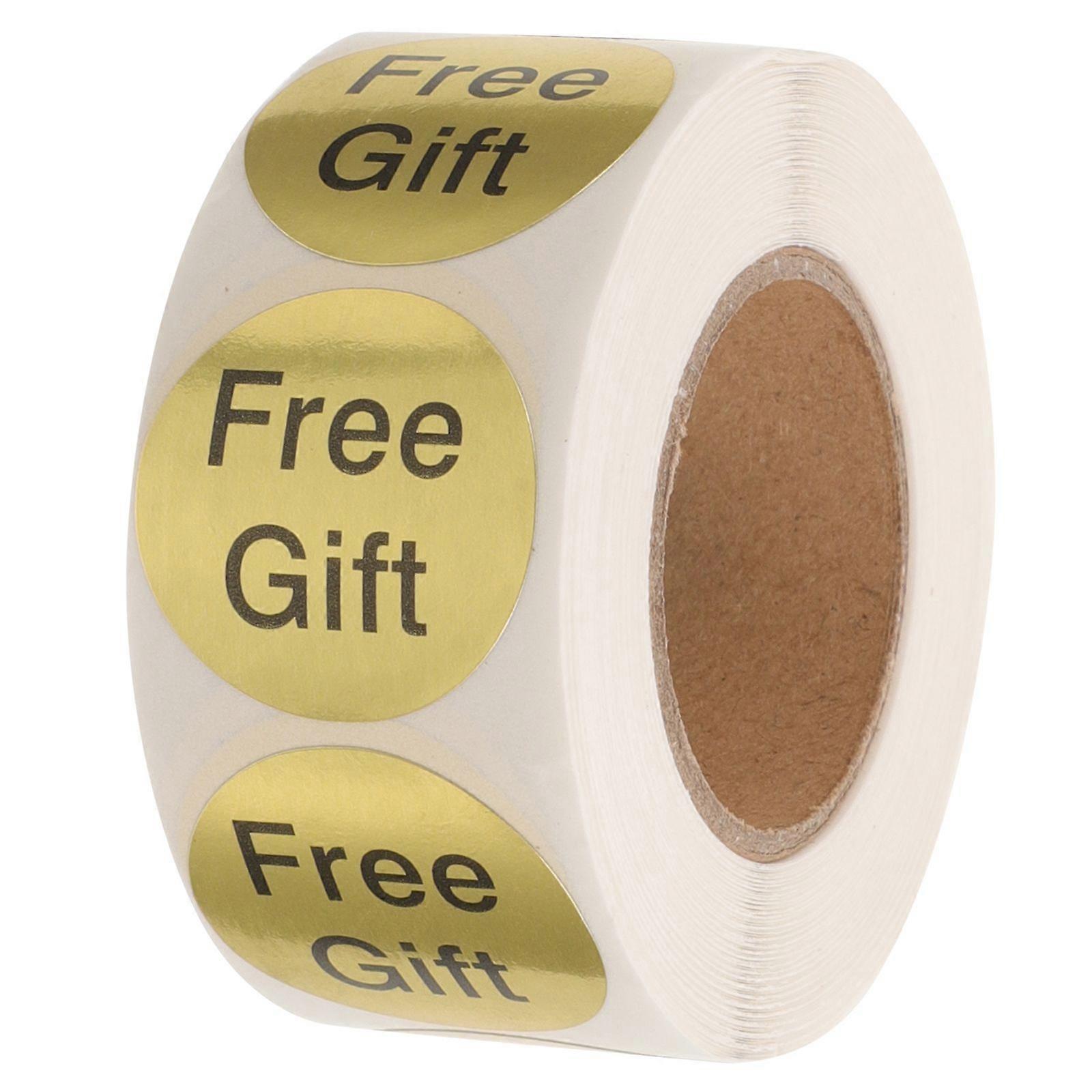 500 pcs Customer Appreciation Stickers Free Gift Label Sticker Adhesive Sticker for Supermarket