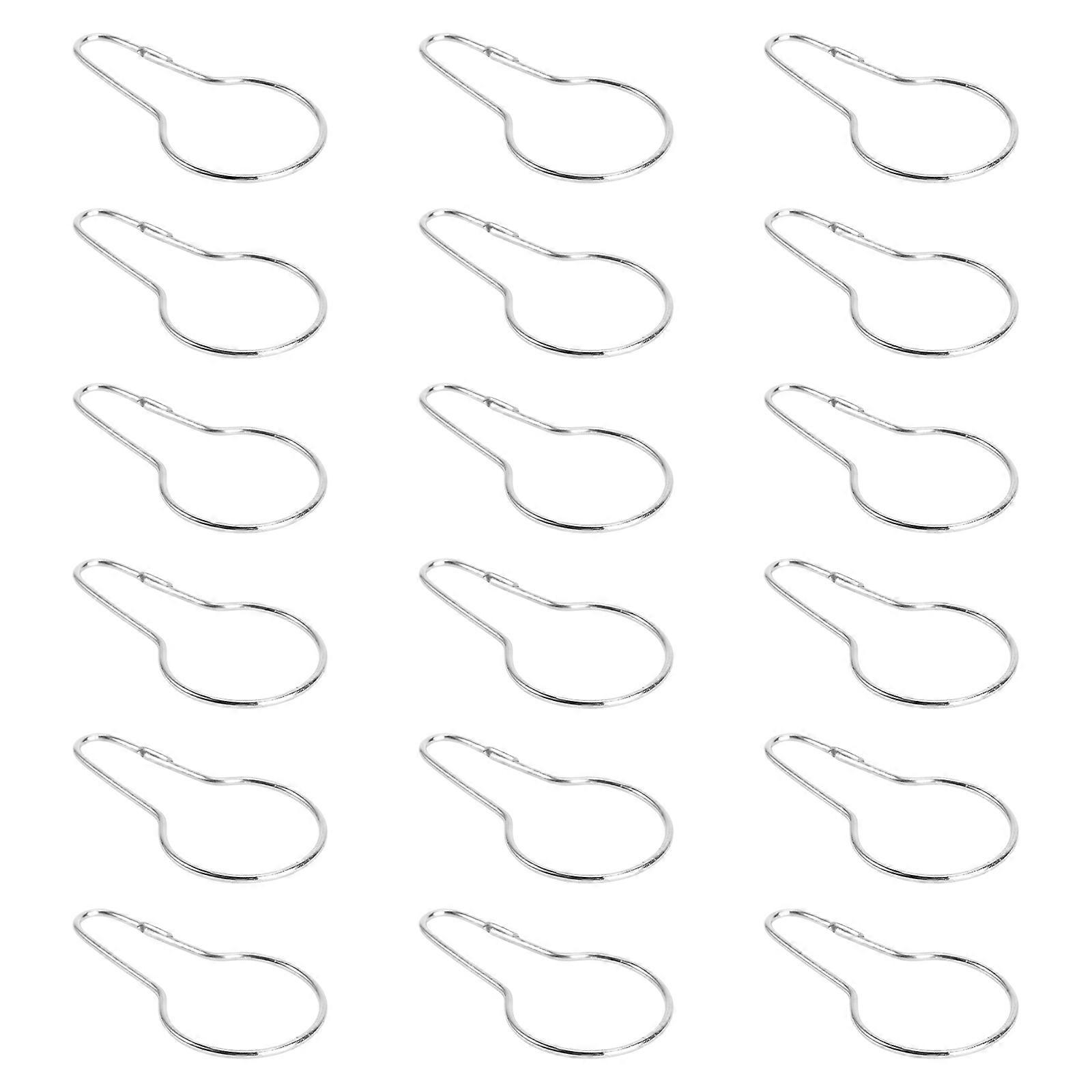Bird Cage Accessory Pet Cage Hanging Hook for Fixing 20Pcs Silver