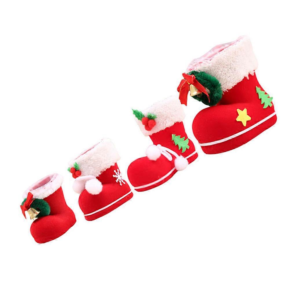 Decorative Christmas Pendant Christmas Tree Decorations for Decor 8Pcs Red