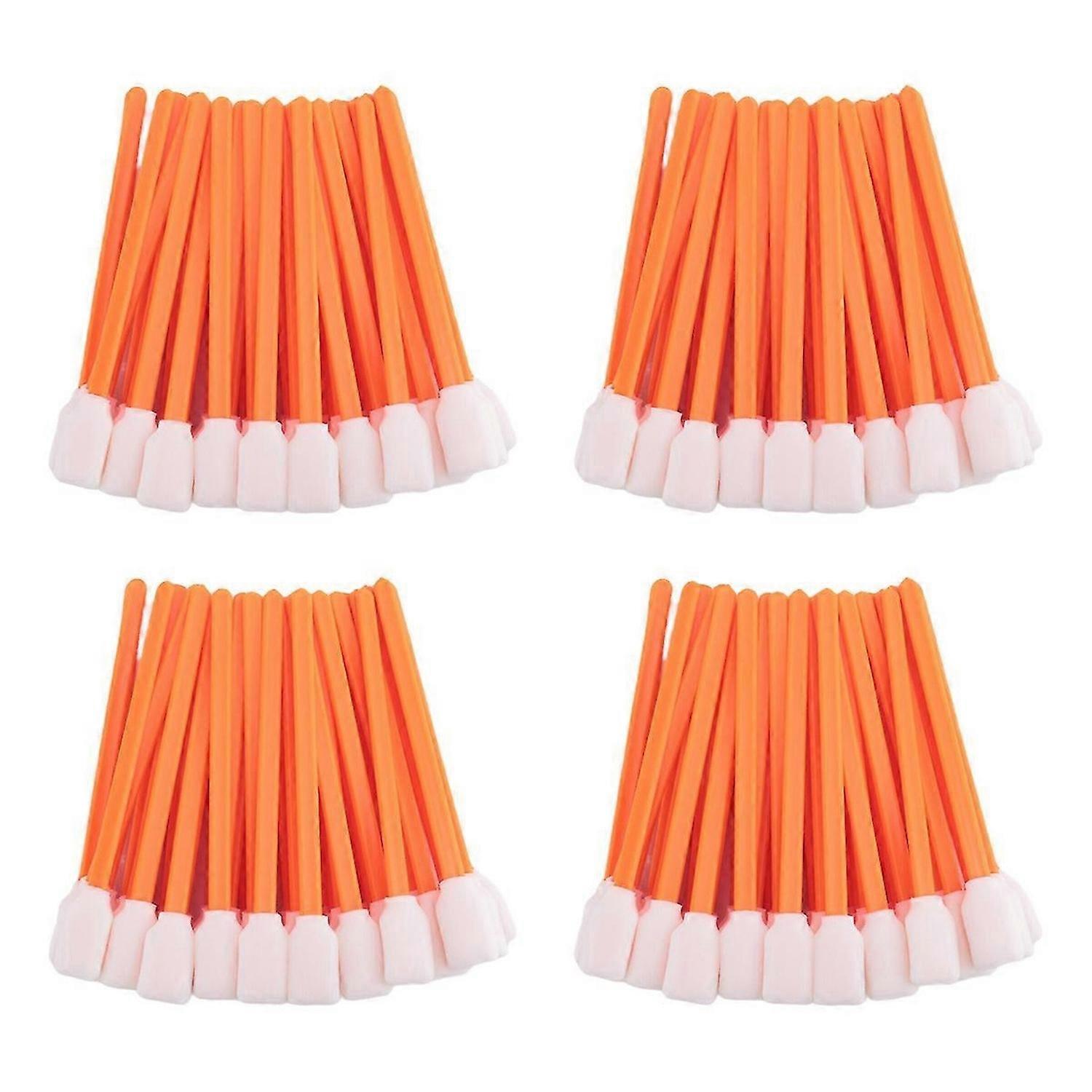 200Pcs Foam Swabs Sticks Cleanroom Detailing Swab Sponge Sticks for Inkjet Printer, Optical Instrume
