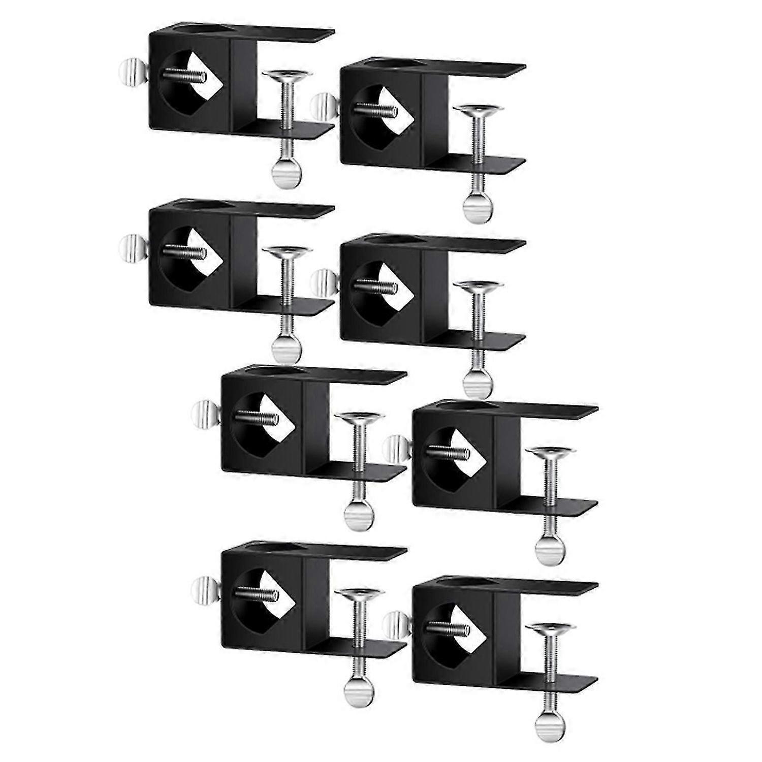 8 Pack Deck Torch Clamp Mounting Part Porch Rail Clamp Universal Pole