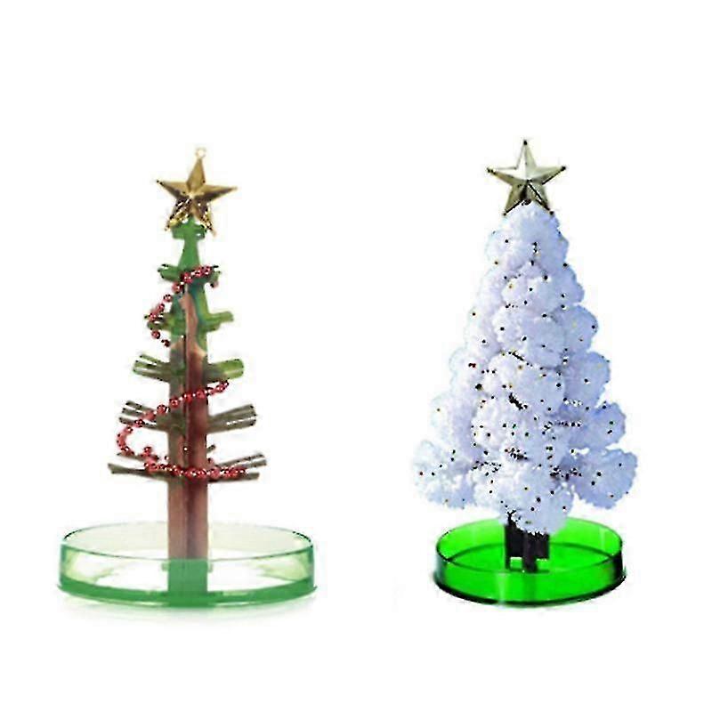 1pcs Magic Growing Christmas Tree Blossoming Paper Crystal Trees Kids DIY Toy - JA