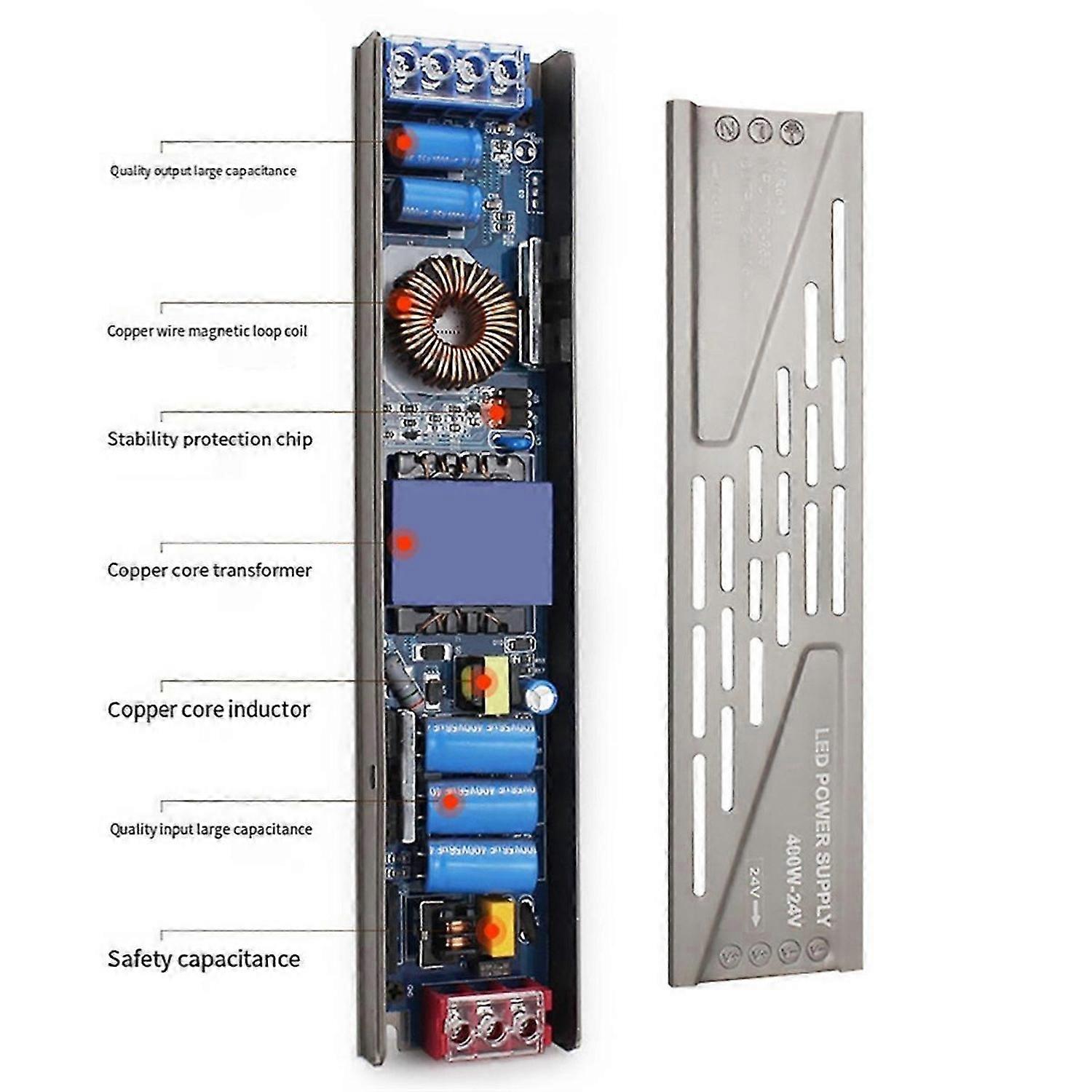 ransformer 24 Volt Driver, Constant Voltage LED Transformer 400W