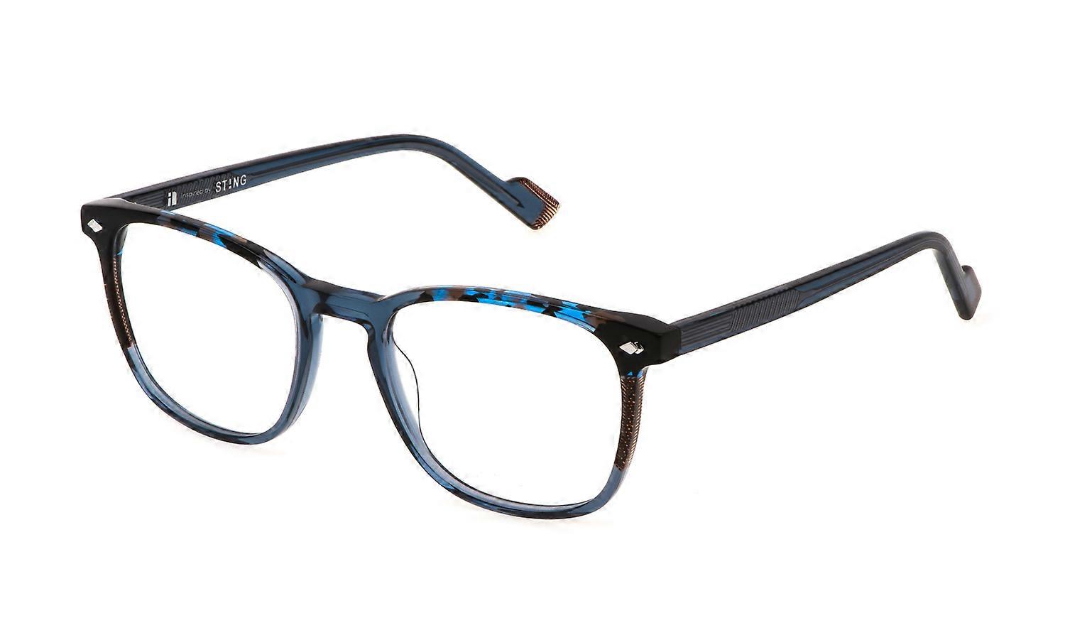 Eyewear Frames Sting VST509 955Y BLU Transparent LUCIDO 53/20/145 UNISEX