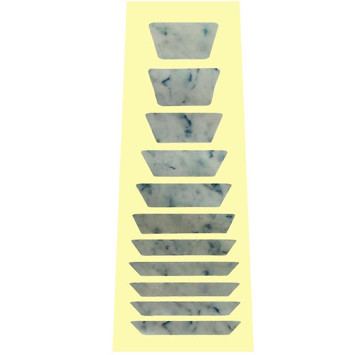 Guitar Fingerboard Sticker for Guitar Fretboard Trapezoid White Shell Style