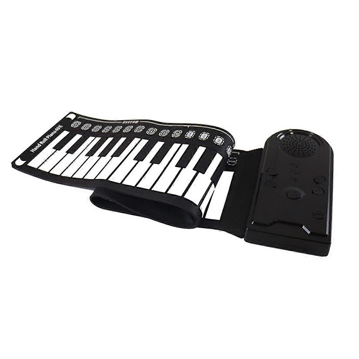 49-Key Hand-Rolled Piano Piano Teaching Instrument Black