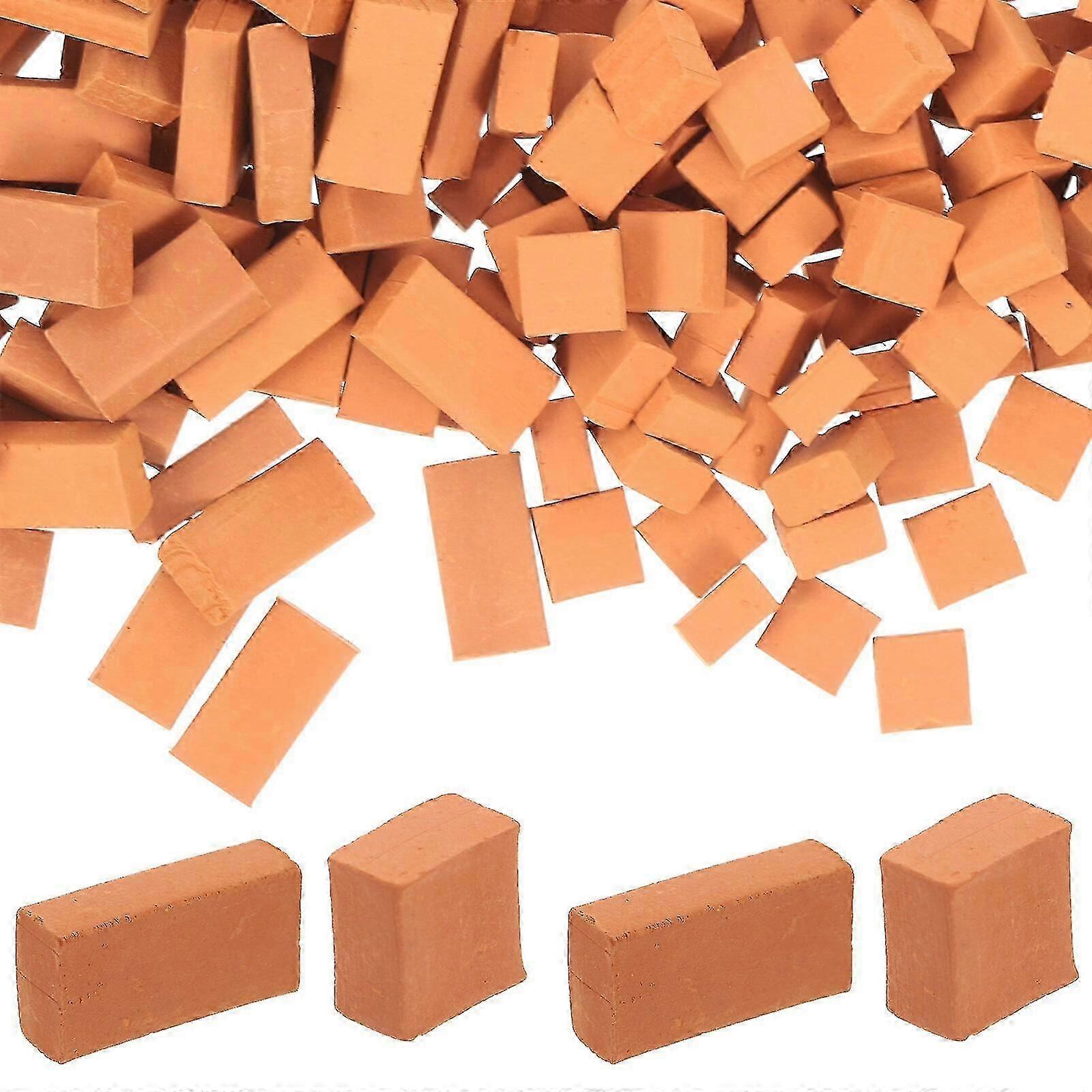 200pcs Miniature Bricks Simulation Bricks Diy Brick Models Miniature Bricks Kids Landscaping Bricks.z