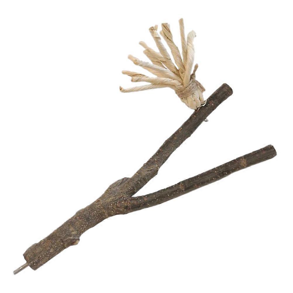 Parrot Natural Toy for Grinding Bite 3Pcs Bird Standing Perch