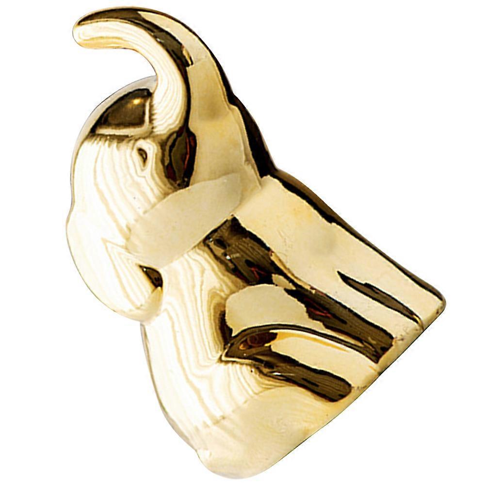 Golden Elephant Decor Ceramic Elephant Decoration for 3Pcs Set