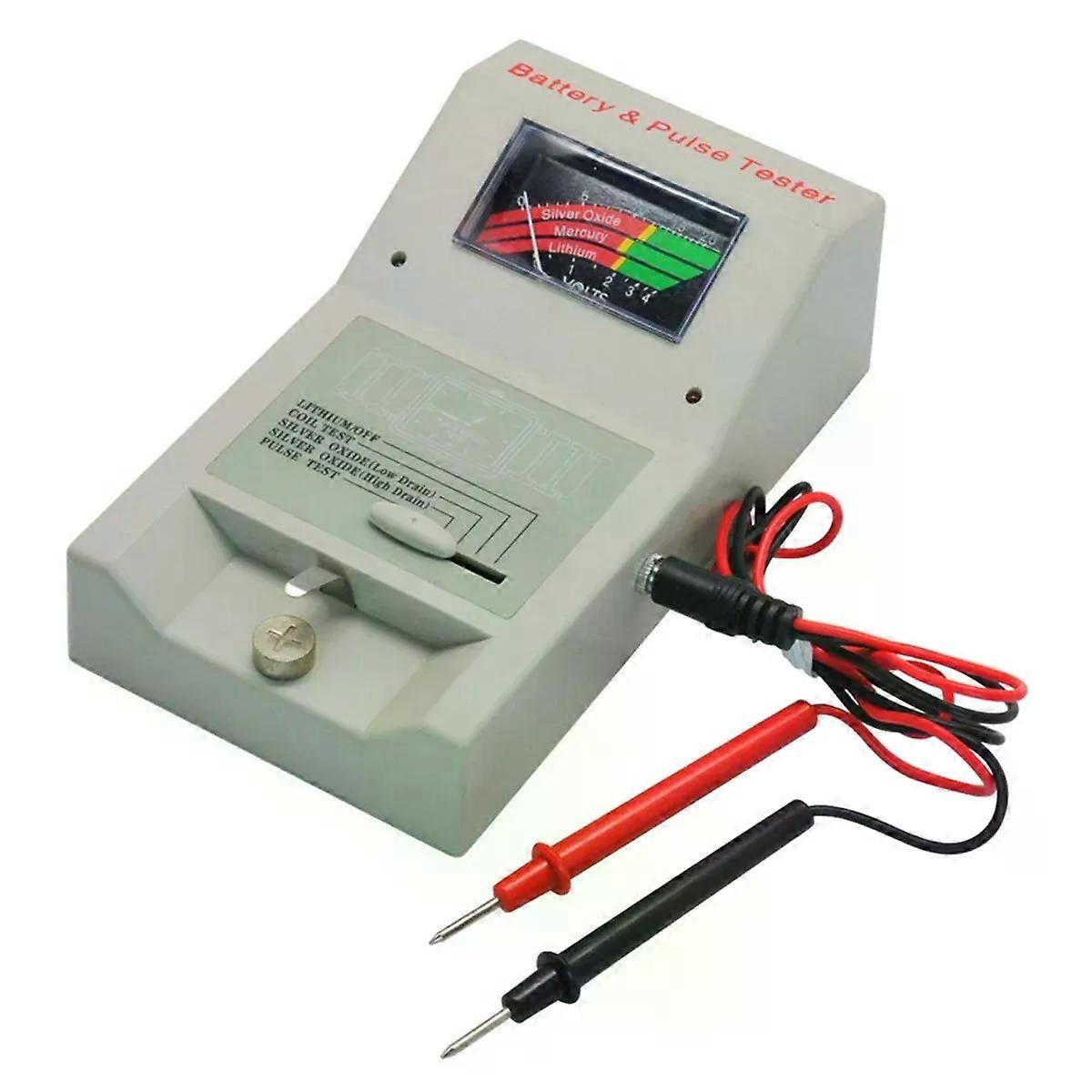 A04I Quartz Watch Battery Tester 15V 3V Button Cell Coil Watch Pulse Tester Analyzer Battery Tool