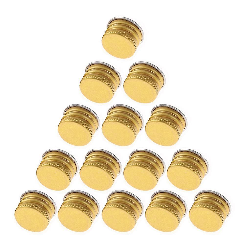 Aluminum Bottle Lids Leak-Proof Thread Lids for Household 100Pcs