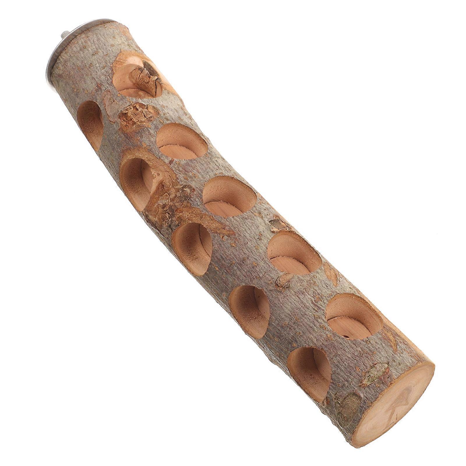 Wooden Parrot Perch Stand Bird Perch for Chewing 3Pcs Pack