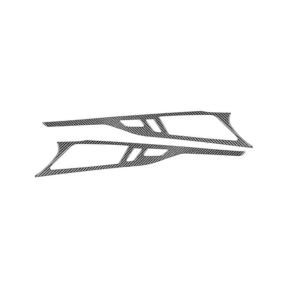 Carbon Fiber for 8 Series G14 G15 G16 2019-2022 Car Inner Door Handle Panel Cover Trim Sticker Acces