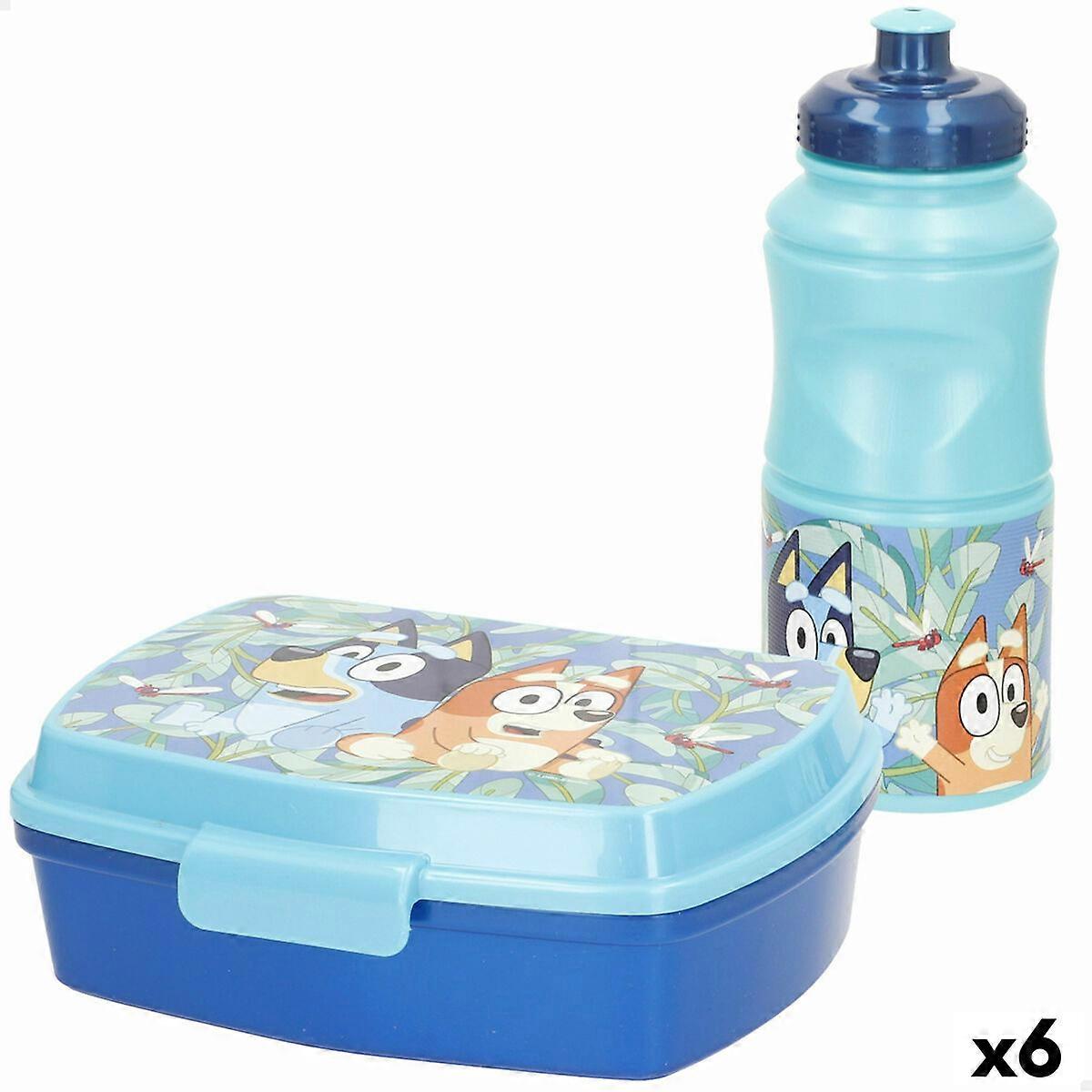 Lunch box Bluey 380 ml 17 x 5,5 x 13,5 cm Bottle (6 Units)
