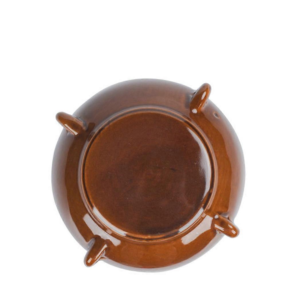 Ceramic Honey Pot for Storage 500ml with Lid Coffee Color for Honey Jars