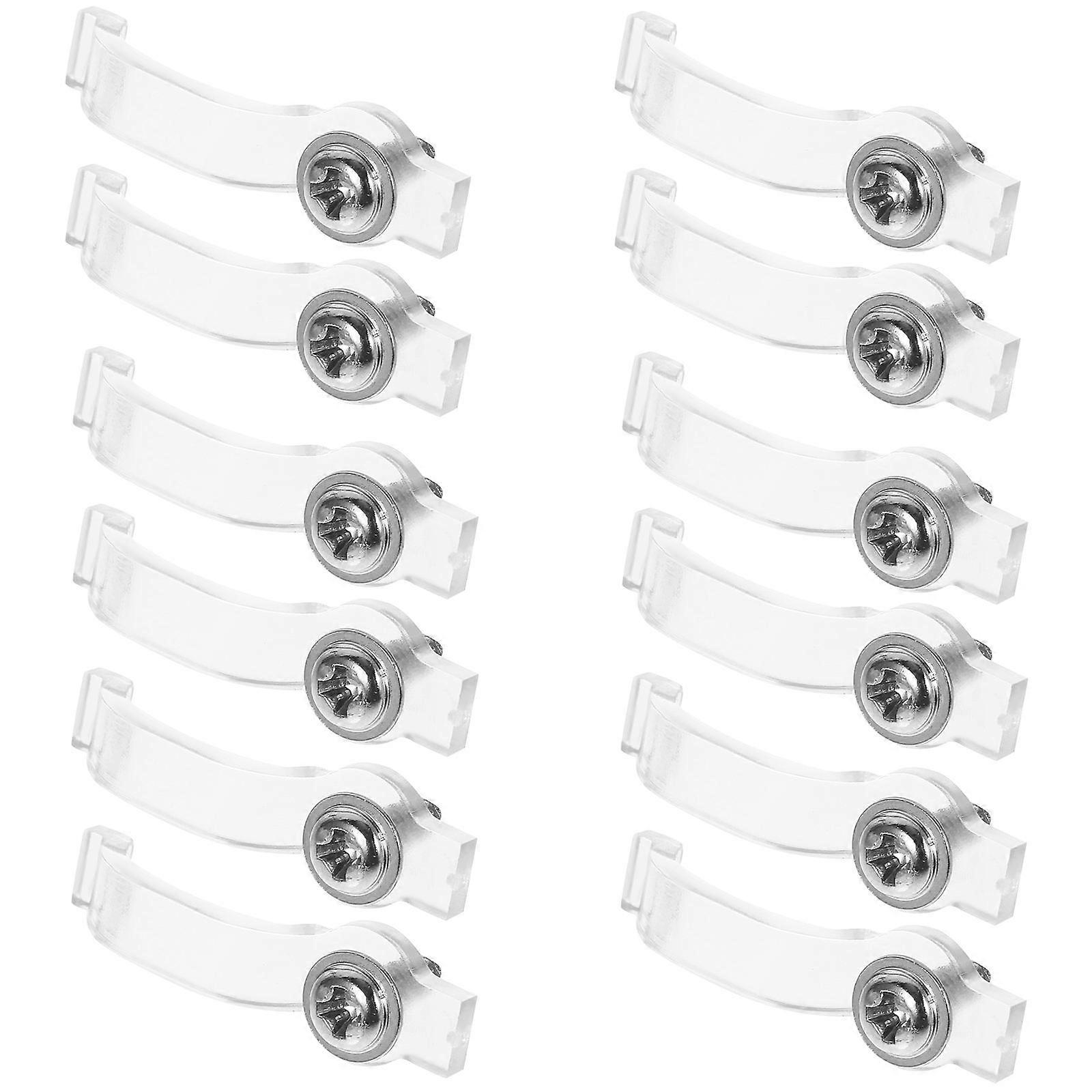 One-Side Fixing Clips 200 Pcs Attachment Clip For 10mm LED Strip Light Indoor Outdoor Applications Heat Resistant Material