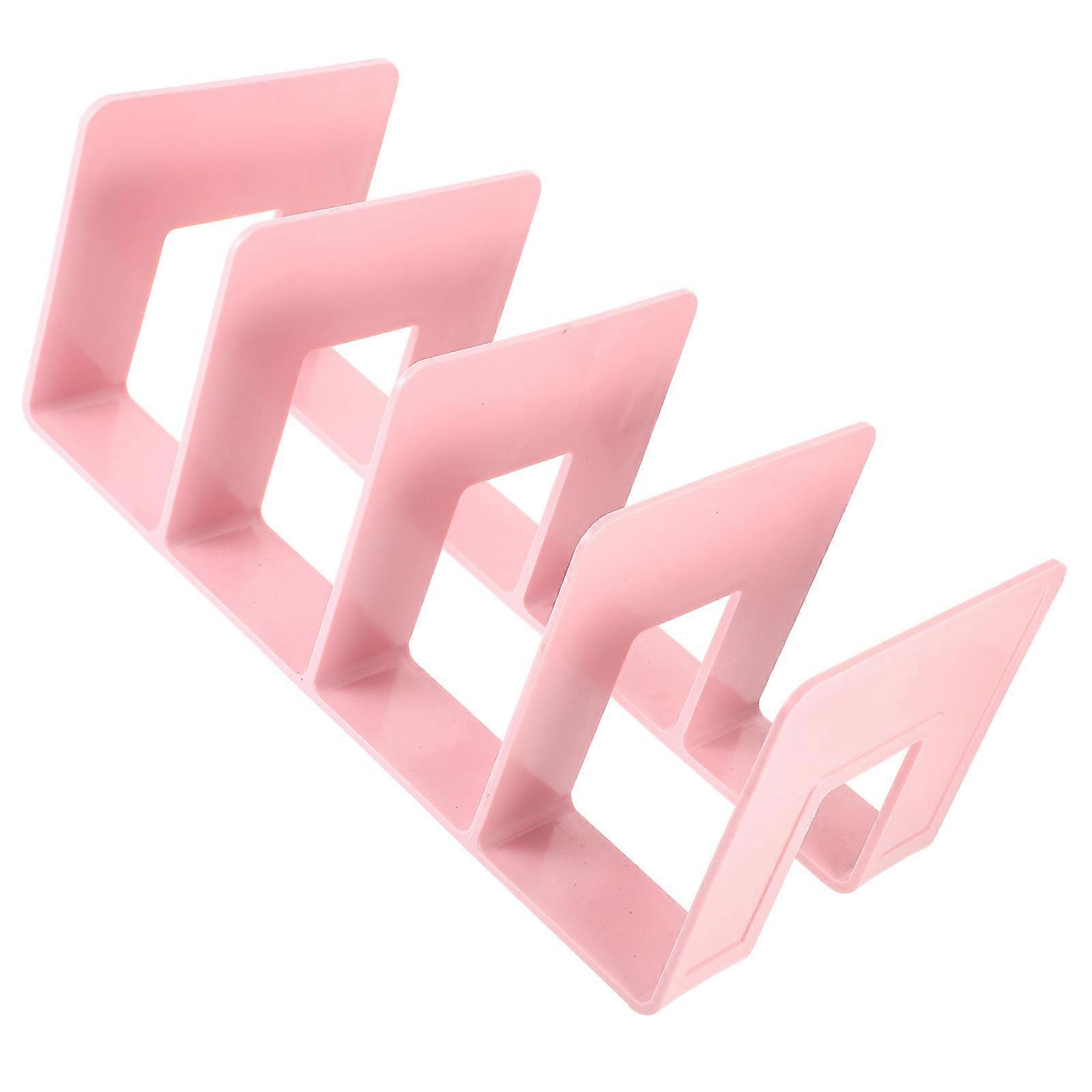 Office Desktop Pink Acrylic File Organizer for Document Storage