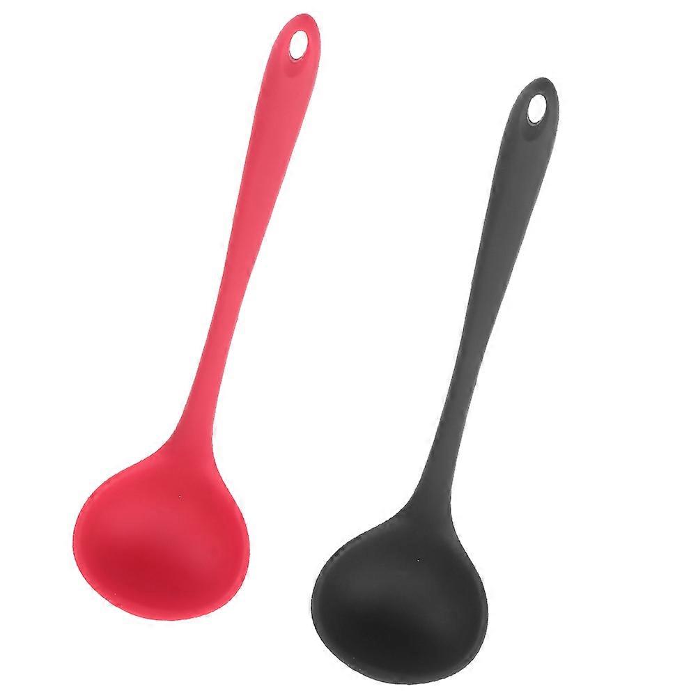 4Pcs Silicone Soup Ladle for Kitchen Utensils and Cooking Tasks